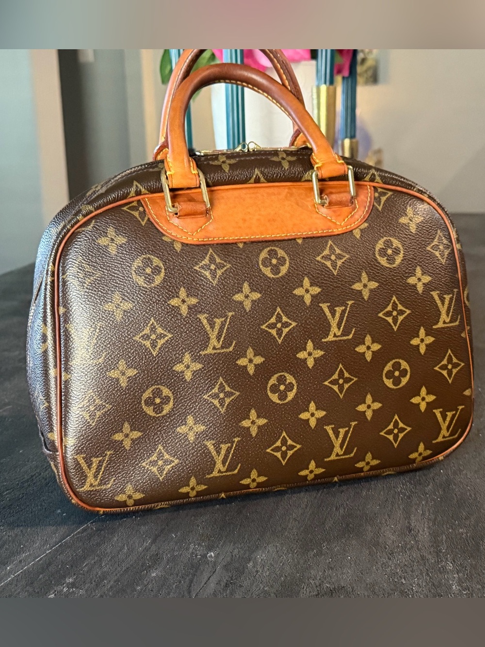 Vintage Louis Vuitton Monogram Trouville Top Handle Bag - Picture 3 of 16